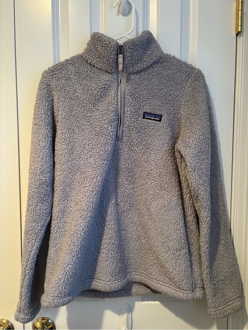 Patagonia Women’s Gray Retro Pile Fleece Jacket - Half-Zip